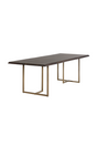 Smoked Acacia Wood Dining Table by Splendido Donnelly