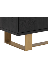 Checkered Smoked Acacia Sideboard by Splendido Lars, alternate view 6