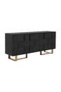 Checkered Smoked Acacia Sideboard by Splendido Lars