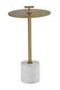 Gold Round End Table by Splendido Sia Side Table