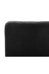 Gray Channeled-Back Lounge Chair by Splendido August Accent Chair, alternate view 8