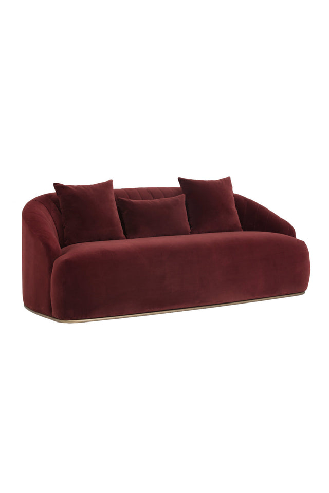 Channel-Tufted Velvet Sofa by Splendido Astrid