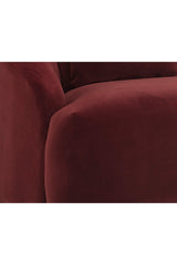 Channel-Tufted Velvet Sofa by Splendido Astrid, alternate view 4
