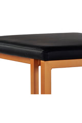 Black Leather Look Counter Stools (2) by Splendido Boone, alternate view 7