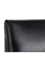 Black Leather Cantilevered Bar Stool by Splendido Dean Barstool, alternate view 5