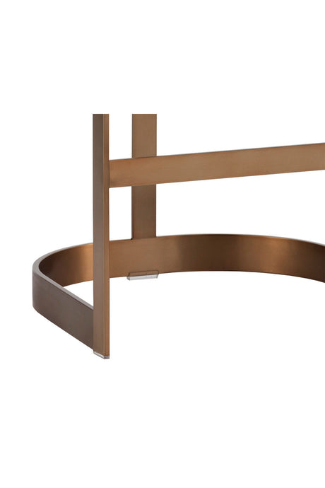 Black Leather T-Shaped Counter Stool by Splendido Beaumont, alternate view 9