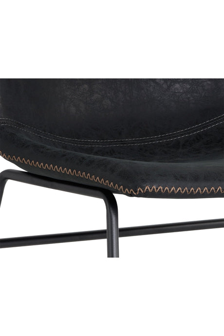 Leather Look Mid-Century Dining Chairs (2) by Splendido Cal, alternate view 16