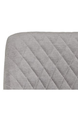 Gray Diamond-Tufted Dining Armchair by Splendido Jayna Dining Chair, alternate view 5