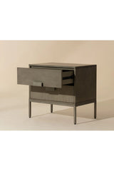 Acacia Wood 2-Drawer Nightstand by Splendido Jade, alternate view 6