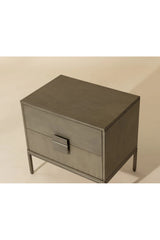 Acacia Wood 2-Drawer Nightstand by Splendido Jade, alternate view 7