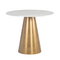 Carrara Marble Round Bistro Table by Splendido Damon Dining Table