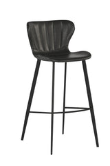 Clamshell Style Tufted Bar Stool by Splendido Arabella Barstool