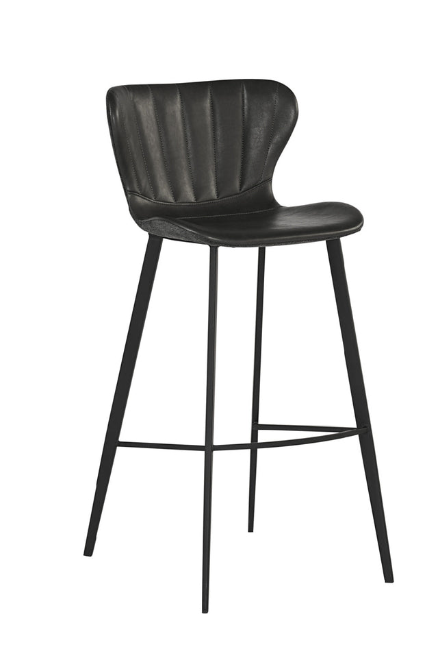 Clamshell Style Tufted Bar Stool by Splendido Arabella Barstool