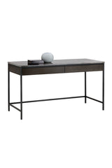 Gray Marble 2-Drawer Console Table by Splendido Stamos, alternate view 3