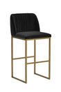 Gray Runch-Back Bar Stool by Splendido Nevin Barstool