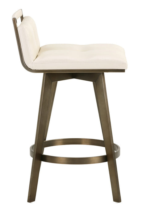Swivel Counter Stool with Metal Frame by Splendido Arizona, alternate view 3