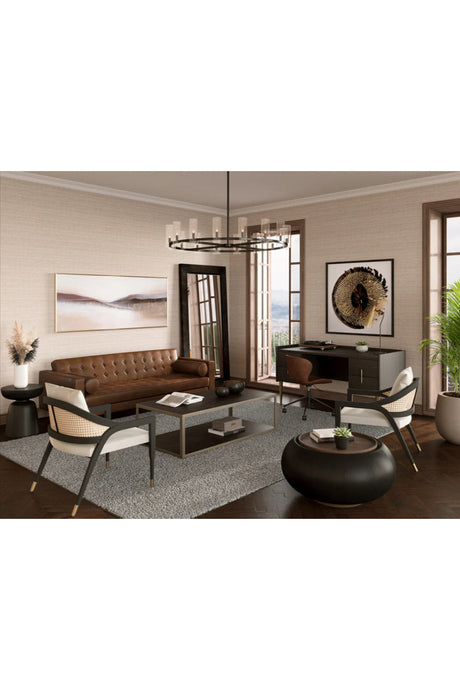 Clamshell Tufted Back by Splendido Arabella Office Chair, alternate view 9