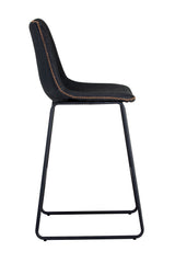 Leather-Look Mid-Century Counter Stools (2) by Splendido Cal, alternate view 18