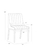 Vertical Stitched Dining Chairs (2) by Splendido Halden, alternate view 37