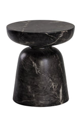 Marble-Look Indoor/Outdoor End Table by Splendido Lucida Side Table, alternate view 13