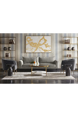Round Marble-Look Indoor/Outdoor End Table by Splendido Goya Side Table, alternate view 23