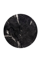 Round Marble-Look Indoor/Outdoor End Table by Splendido Goya Side Table, alternate view 15