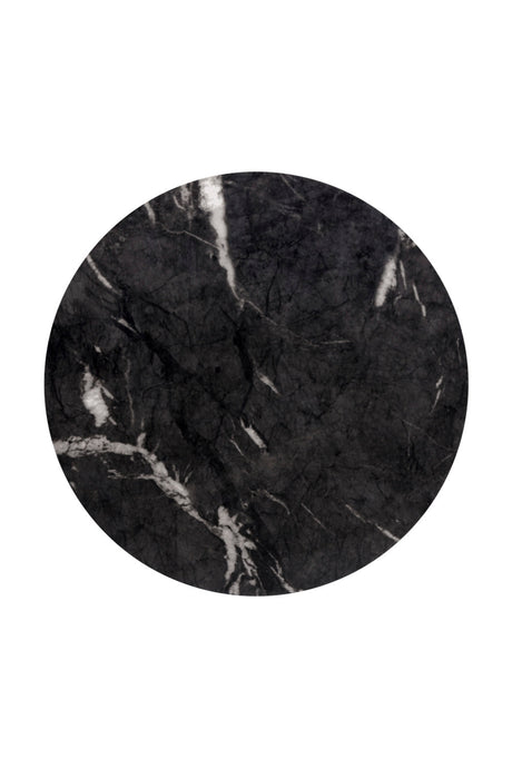 Round Marble-Look Indoor/Outdoor End Table by Splendido Goya Side Table, alternate view 15