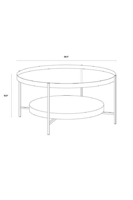 Black Glass Coffee Table by Splendido Kiernan, alternate view 6