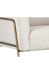 Fabric Upholstered Lounge Chair by Splendido Cybil Accent Chair, alternate view 7