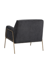 Fabric Upholstered Lounge Chair by Splendido Cybil Accent Chair, alternate view 19