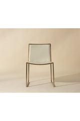 Cream Leather Look Dining Chairs (2) by Splendido Blair, alternate view 5