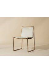 Cream Leather Look Dining Chairs (2) by Splendido Blair, alternate view 6