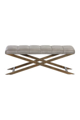 Channel Tufted Bench by Splendido Kammi, alternate view 7