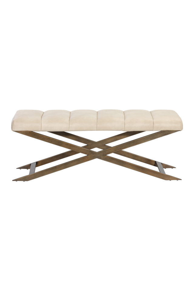 Channel Tufted Bench by Splendido Kammi