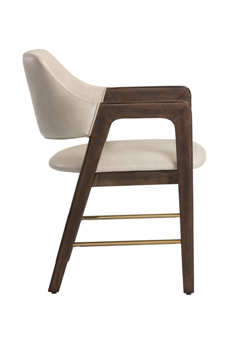 Smoked Acacia Frame Dining Chair by Splendido Milton, alternate view 5