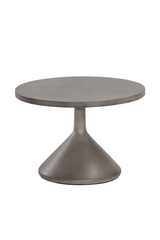 Concrete Pedestal Indoor/Outdoor Coffee Table by Splendido Adonis