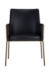 Leather Look Dining Armchair by Splendido Bernadette Dining Chair, alternate view 13
