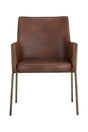 Leather Look Dining Armchair by Splendido Bernadette Dining Chair
