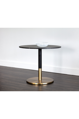 Round Black Marble Bistro Table by Splendido Massie Dining Table, alternate view 7