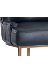 Bronze Cantilever Leather Dining Chairs (2) by Splendido Florence, alternate view 16