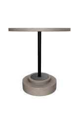 Round Indoor/Outdoor Concrete Bistro Table by Splendido Marlowe Outdoor Dining Table, alternate view 9