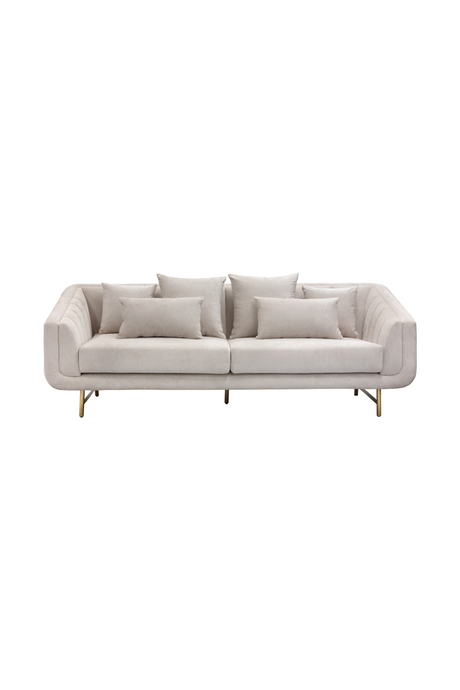 Channeled-Back 6-Cushion Sofa by Splendido Veera