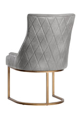 Bronze Cantilever Leather Dining Chairs (2) by Splendido Florence, alternate view 4