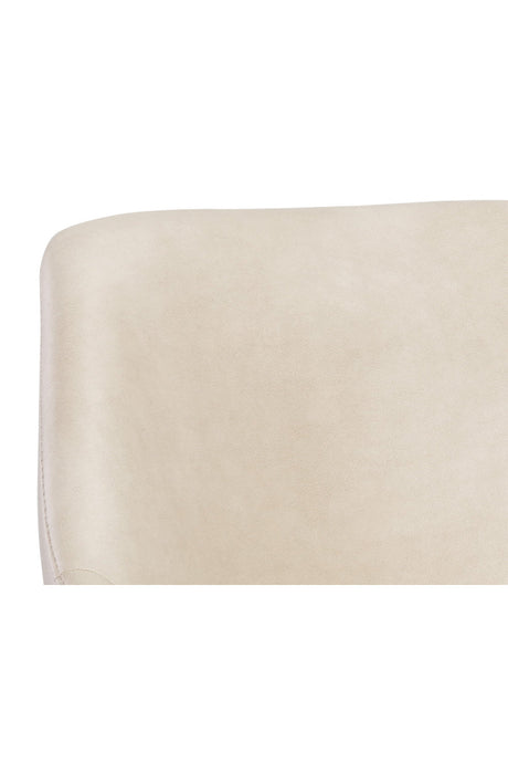 Cream Leather Look Counter Stool by Splendido Kace, alternate view 6