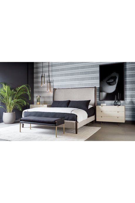 Cream Rubberwood 3-Drawer Dresser by Splendido Celine, alternate view 9