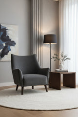 Mid-Century Gray Lounge Chair by Splendido Sorrel Accent Chair, alternate view 2