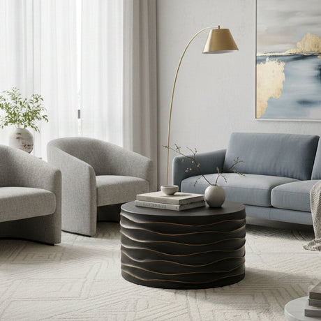 Hand-Sculpted Concrete Coffee Table by Splendido Corey, alternate view 12