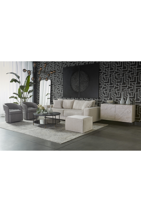 Gray Glass Spheres Chandelier L by Splendido Deimos, alternate view 7