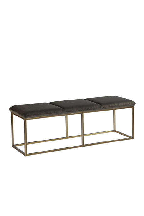 Rustic Bronze Frame Bench by Splendido Alley