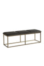 Rustic Bronze Frame Bench by Splendido Alley